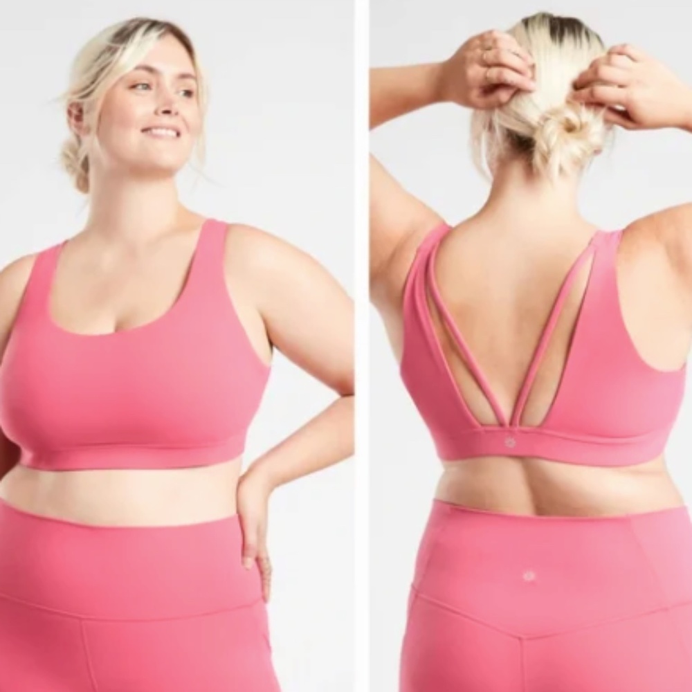 Athleta Exhale Sports Bra XL D-DD+